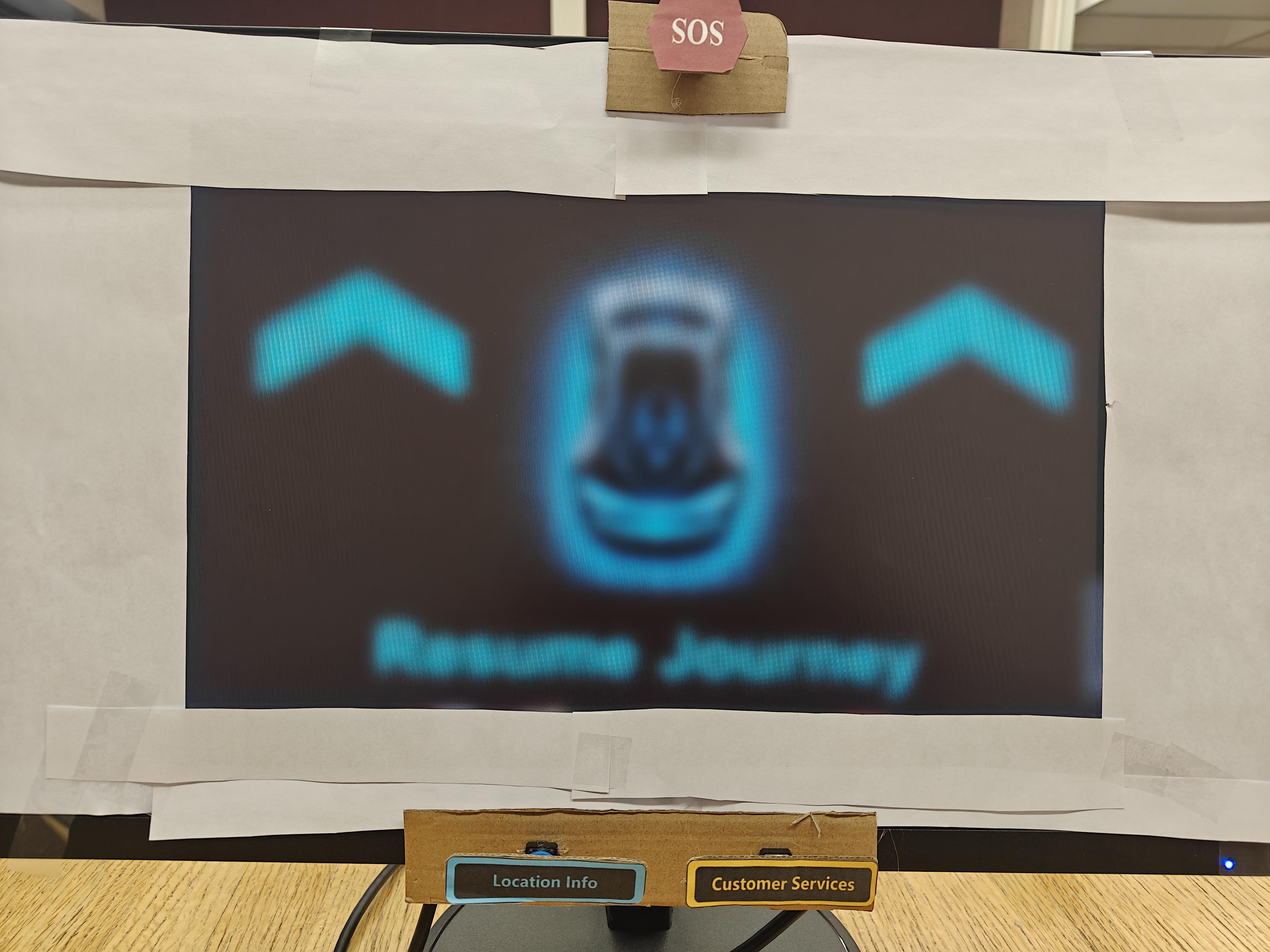 Wizard-of-Oz prototype in testing environment