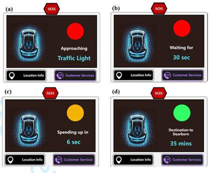 Driving updates UI